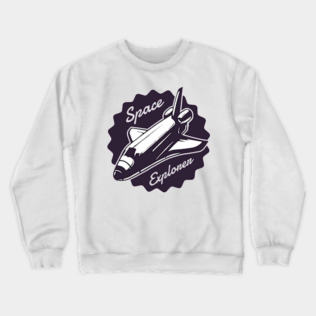 Space Explorer Crewneck Sweatshirt by madeinchorley